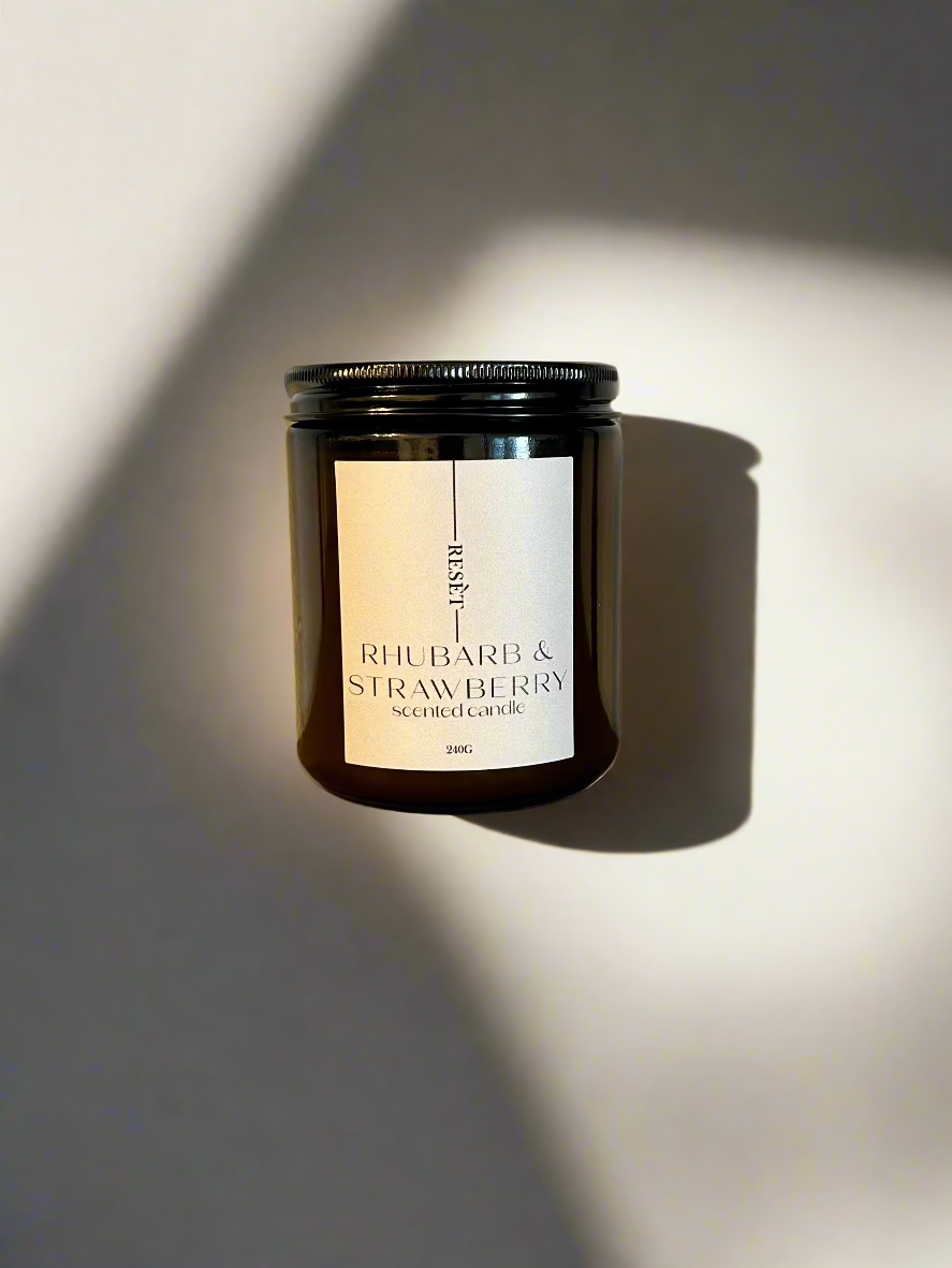 Rhubarb & Strawberry - Lumânare parfumata