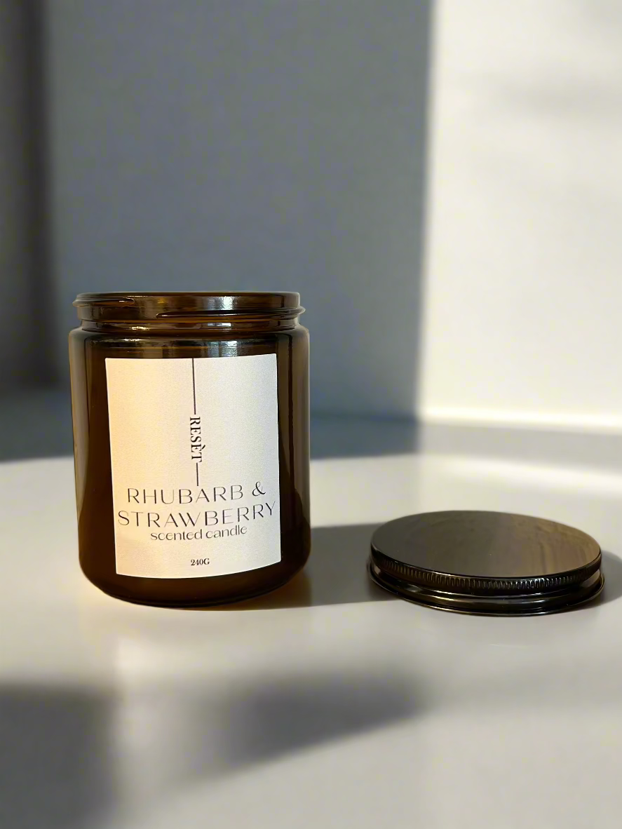 Rhubarb & Strawberry - Lumânare parfumata